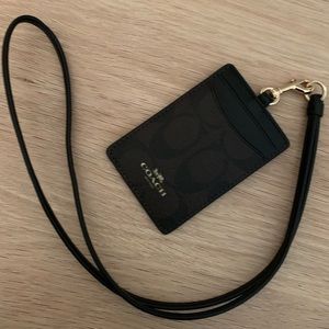 Id Lanyard In Colorblock Signature Canvas